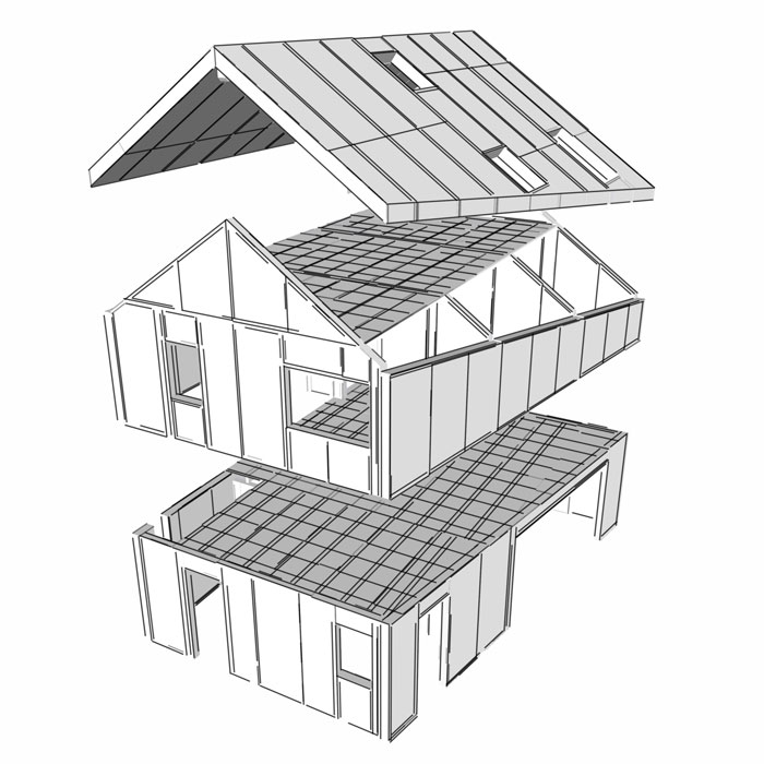 sip systém pre výstavbu domov a jeho zloženie